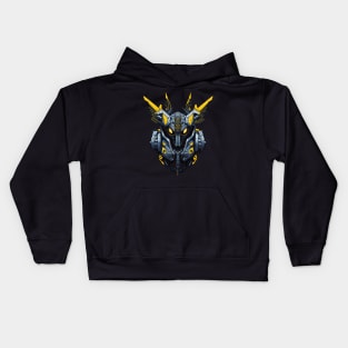 Mecha Skull S03 D63 Kids Hoodie